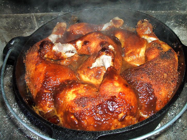 Dutch Oven Texas Chicken