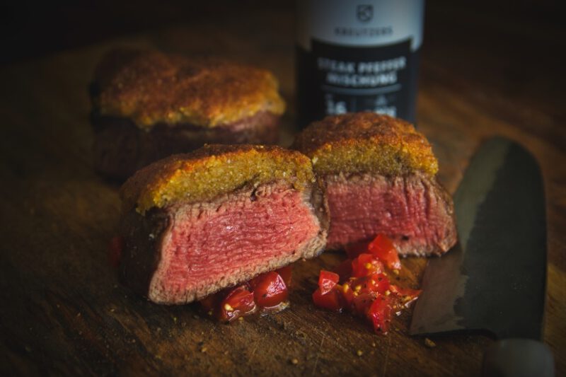 Rinderfilet mit Parmesankruste