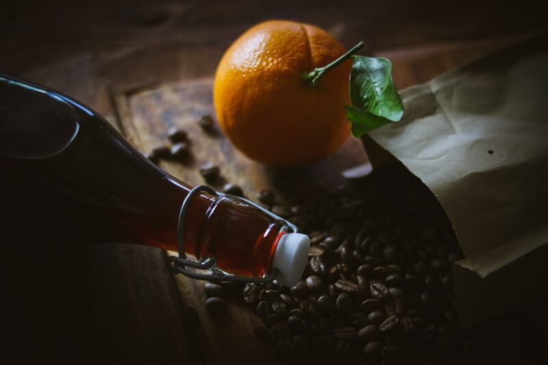 Kaffeelikör mit Orange